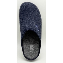 Thies Slippers PET Slipper (soft felt) dark blue Women